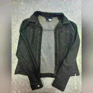 FRENCH CONNECTION BLACK  DENIM JACKET